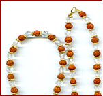 Rudraksha Sphatik Rosary